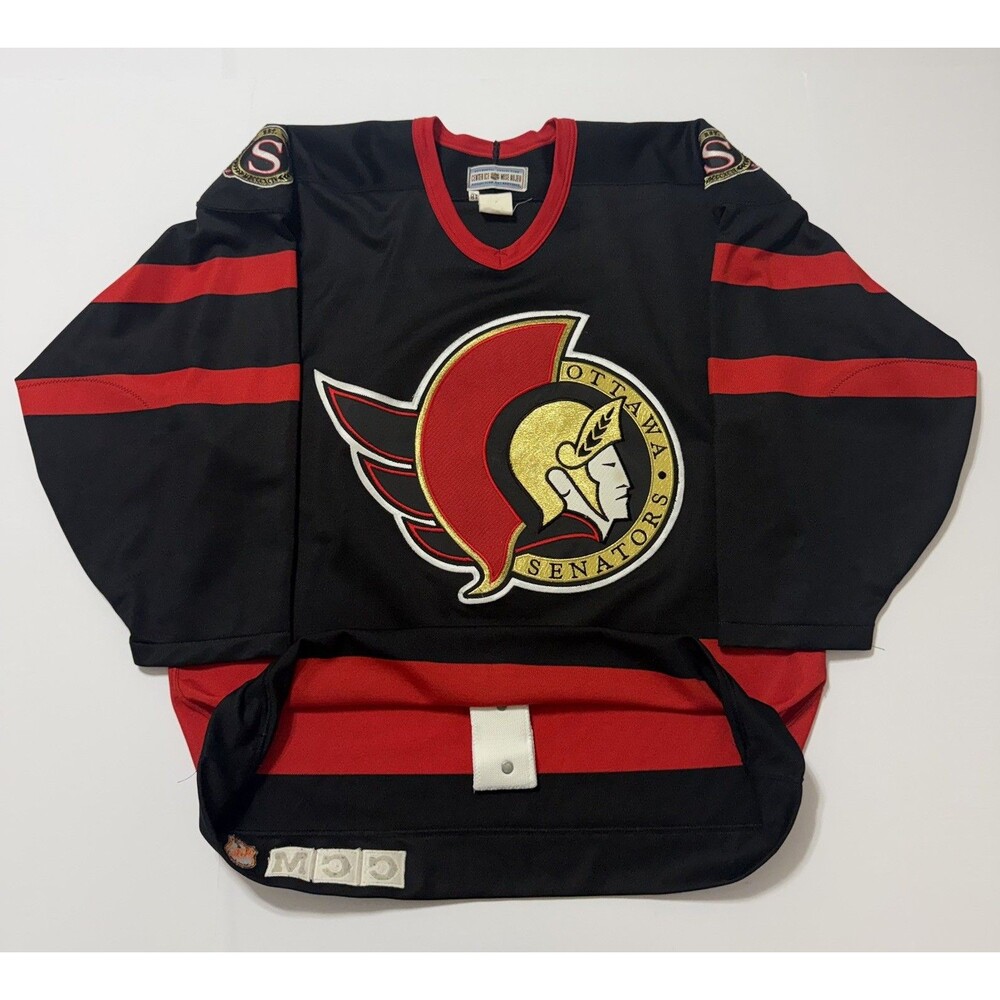 Vintage 1992 Ottawa Senators Inaugural Jersey Size 48 CCM Authentic Ultrafil